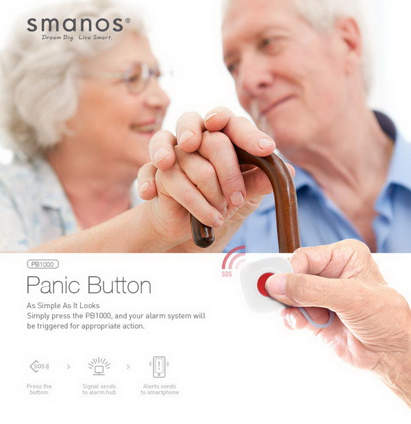 Alarm System Part: Smanos PB1000, Panic button
