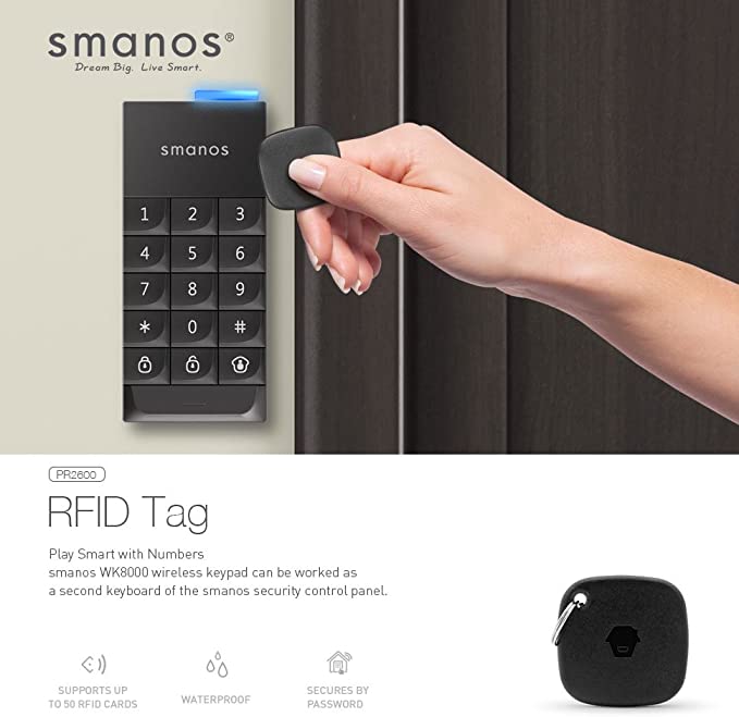Alarm System Part: Smanos PR2600, RFID Tag