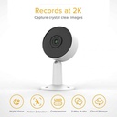 Smart Home Camera: Laxihub M4T, Mini Camera, 2K resolution, Indoor, Wi-Fi, Mic & Speaker, Nightvision 10m, Motion Detect