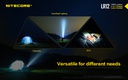 Flashlight: Nitecore LR12, Rechargeable, 1000 lumen, 166m