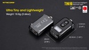 Flashlight: Nitecore TINI2, Rechargeable Keychain Light, 500 lumen, 89m