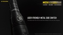 Flashlight: Nitecore MH25S, Long Range Flashlight, 1800 lumen, 504m