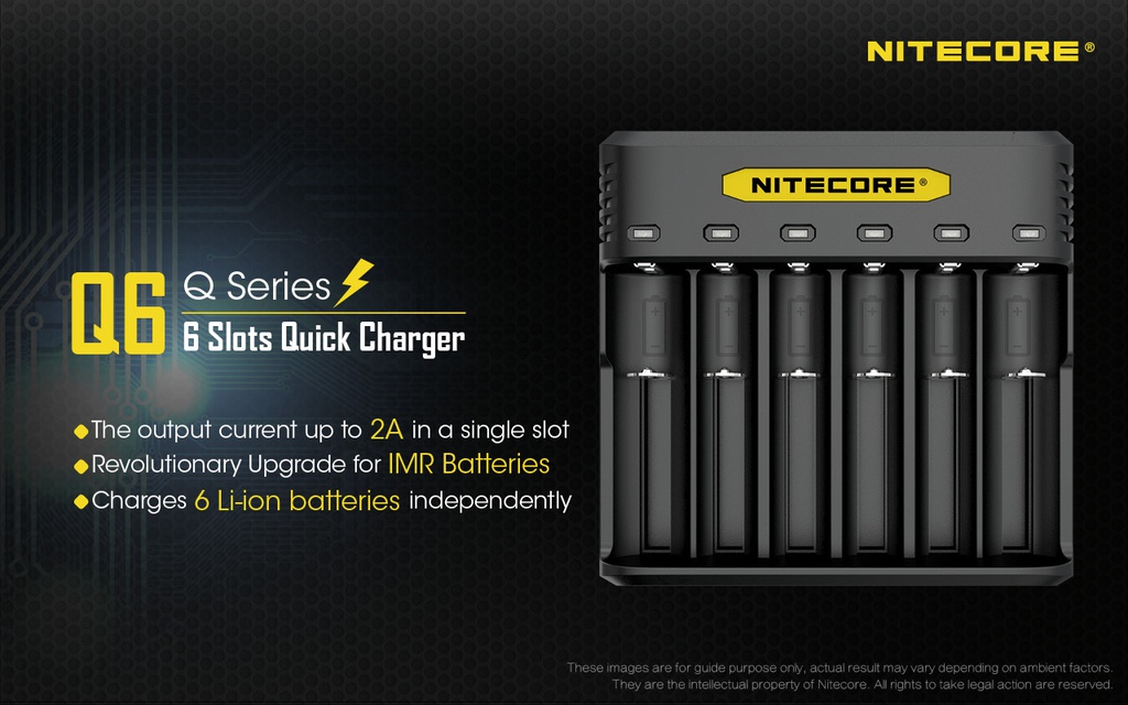 Battery Charger: Nitecore Q series, Quick charger