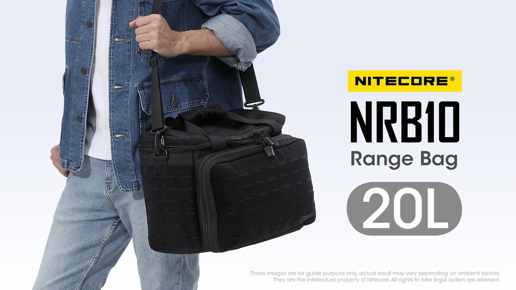 Bag: Nitecore NRB10, 20L capacity