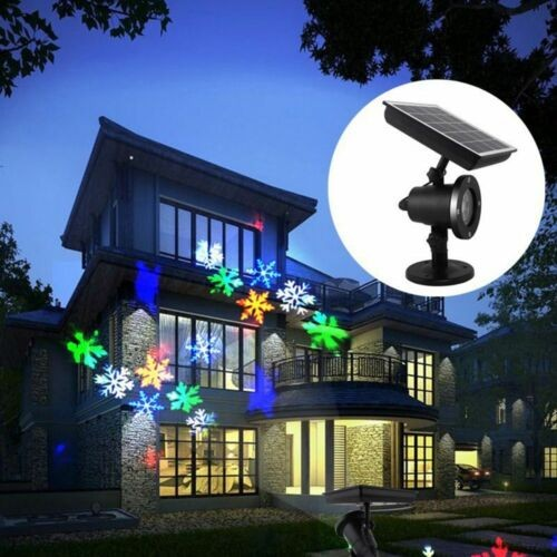 Solar snow flower light