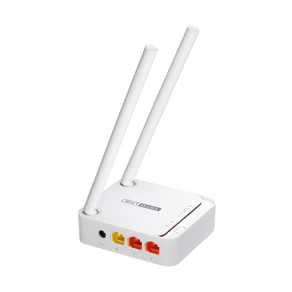 Wireless Router: Totolink N200RE-V5, 300Mbps Mini Wireless Router, 2x 5dBi Antenna