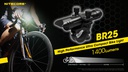 Flashlight: Nitecore BR25 Bike Flashlight, 1400lm, 164m