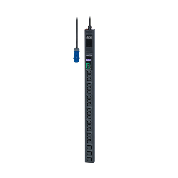 PDU: APC EPDU1116M,  Easy PDU, Metered, ZeroU, 16A, 230V, (18)C13 & (3)C19, IEC309