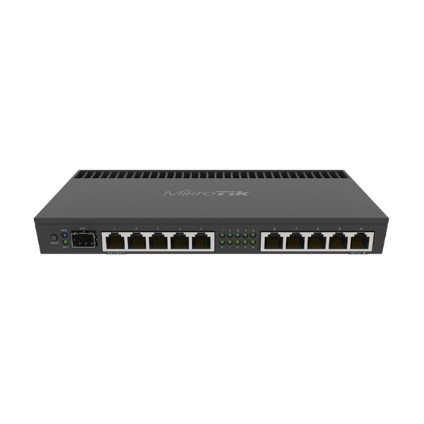 Router: Mikrotik RB4011iGS Router, 10xGE, 1xSFP+, Quad-core 1.4Ghz CPU, 1GB RAM