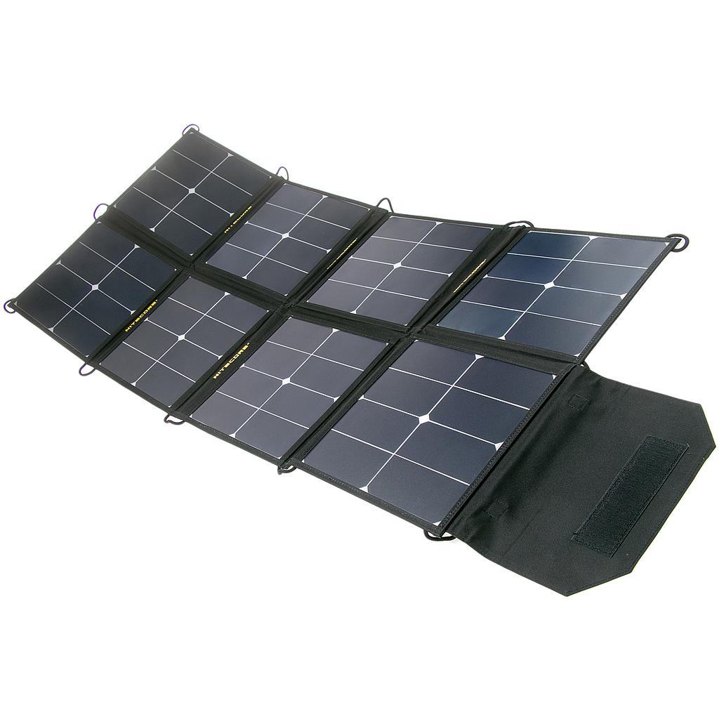 Solar Panel: Nitecore FSP100, Foldable Solar Panel 100W, DC Output 18V/5.4A, Efficiency 24%, Output: USB-A USB-C