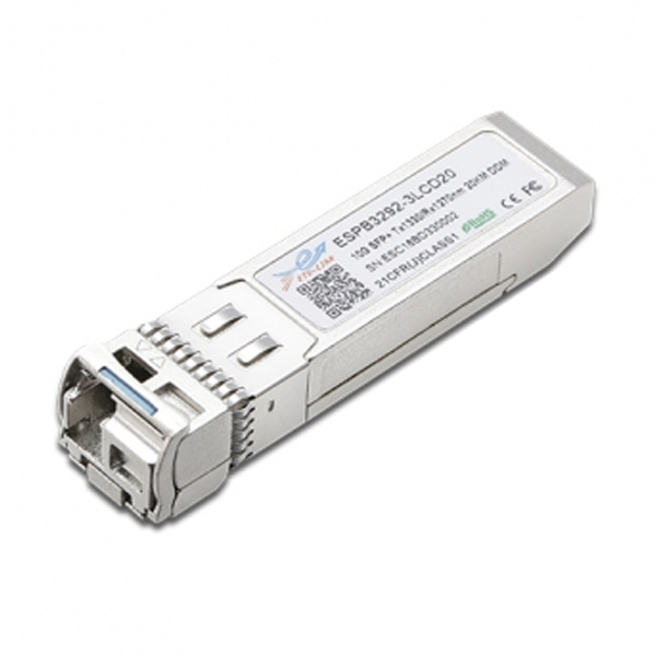 SFP+: ETU 1330TX/1270RX 10G SM BIDI 1Core LC, 20km (Cisco SFP-10G-BXD-I comp)