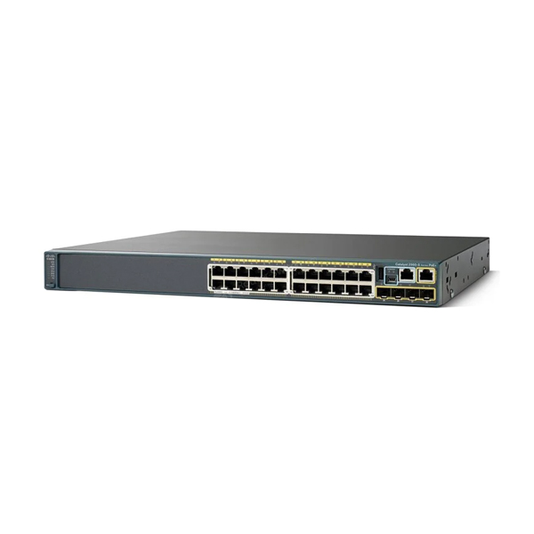 Switch: Cisco WS-C2960S-24TS-L, 24xGbE , uplink 4*Giga SFP, LAN Base