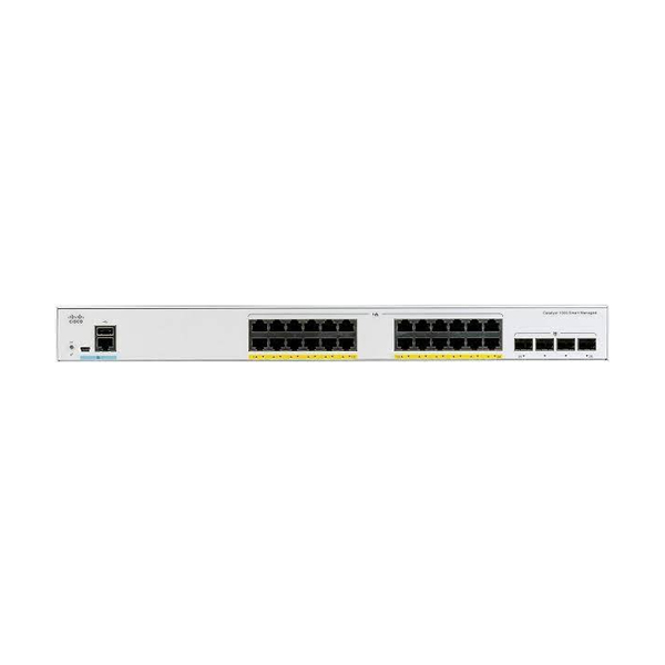 Switch: Cisco Catalyst C1000-24T-4G-L, 24*GbE  4*1G SFP