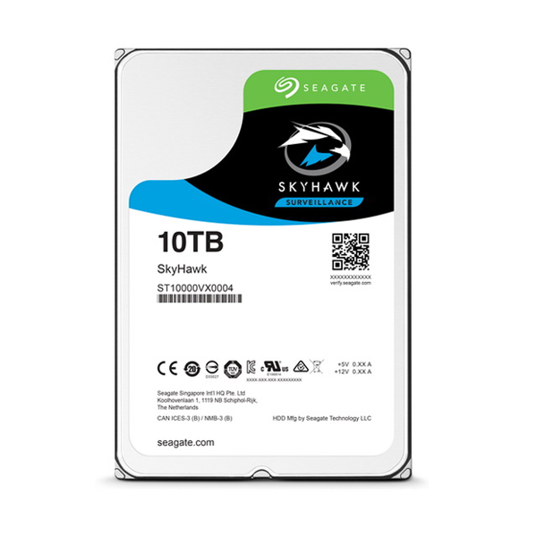 HDD: Seagate Skyhawk, 10TB, SATA3, for NVR