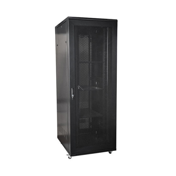 Rack: APCE 42U 19" Wide 600mm Glass Door, Fan, Shelf