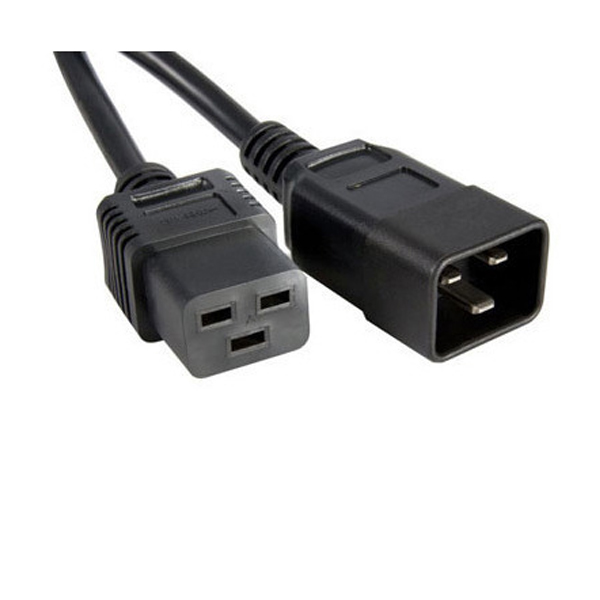 Power cord: IEC C19-C20, H05VV-F, 3G1.5mm2