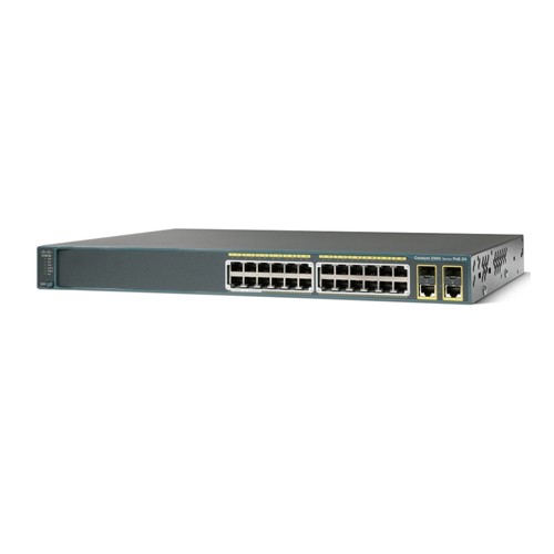 PoE Switch: Cisco WS-C2960S-48FPS-L 48x10/100/1000 PoE 4*SFP 740W