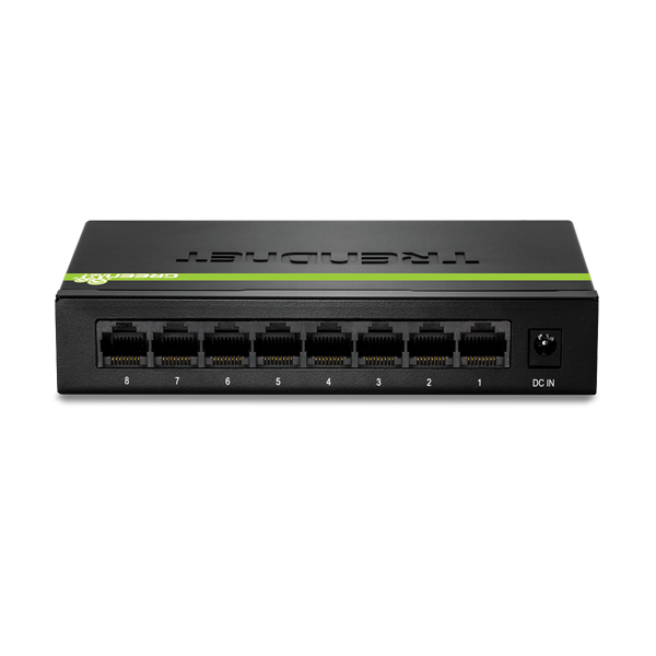 Switch: Trendnet TEG-S80G, 8xGigabit ports, GREENnet Switch