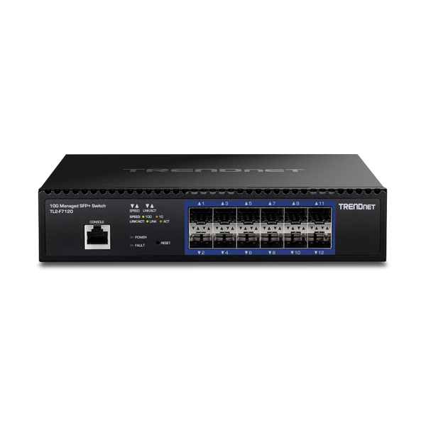 Managed Switch: Trendnet TL2-F7120, Layer2, 12x10G SFP+