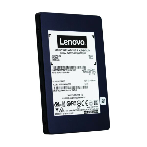 SSD: Samsung 480GB, 2.5", SATA,  Server