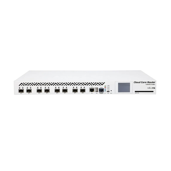 Router: Mikrotik CCR2216-1G-12XS-2XQ Cloud Core Router,  2x100G QSFP28, 12x25G SFP28, 1xGbE, 16 Core CPU, 16GB RAM