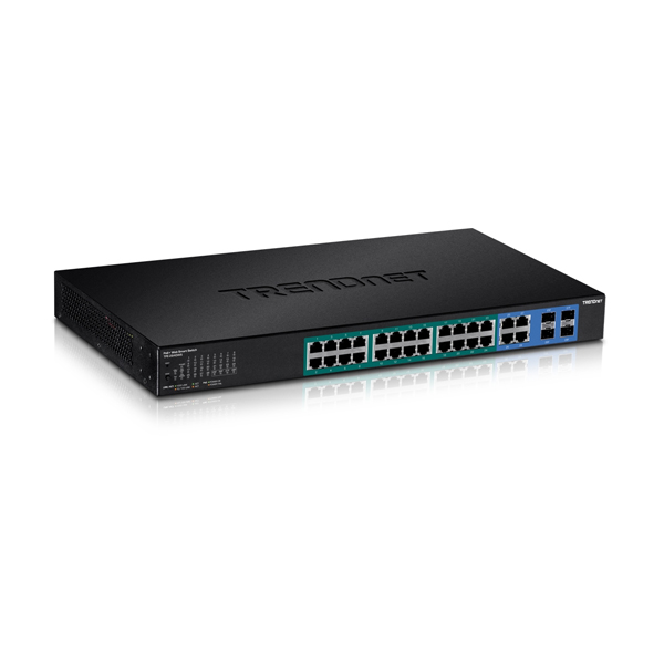 PoE+ Switch: Trendnet TPE-2840WS 28-Port Gigabit Web Smart PoE+ Switch