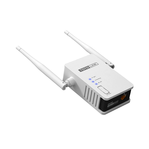 Range Extender: Totolink EX300, N 300Mbps, 1xFE, 2x4dBi Antenna, WPS