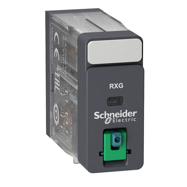 Automation: Schneider RXG21BD Interface plug-in relay - Zelio RXG - 2 C/O standard - 24V DC - 5A - with LTB