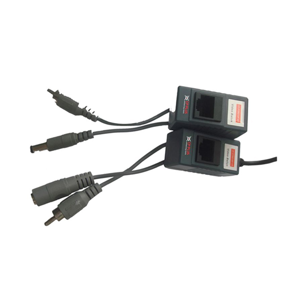 Camera Acc: CPPlus CP-PTR01AP-VS, 1Ch, Power(DC12V)-Video-Audio TX/RX pair over CAT5, Video Balun
