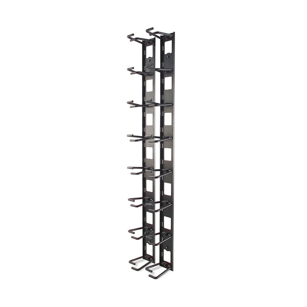 Rack Acc: APC NetShelter Cable Management, Vertical Cable Manager, Cable Rings, Set of 8, Black, 55 x 766 x 85 mm