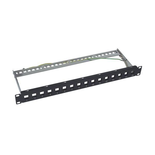 Patch Panel: APCE 19" 1U, STP blank, Empty Frame