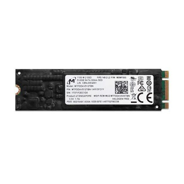 SSD: Micron Crucial 1100, 512GB, M.2 SSD PCIe NVMe