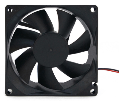 PC Fan with Metal Closure 12V 5 inch