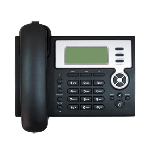 IP Phone: Voptech VI2006 2 SIP Lines, support VLAN, LCD Display