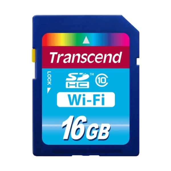 Memory Card: Transcend 16GB Wi-Fi SDHC Class 10 Memory Card