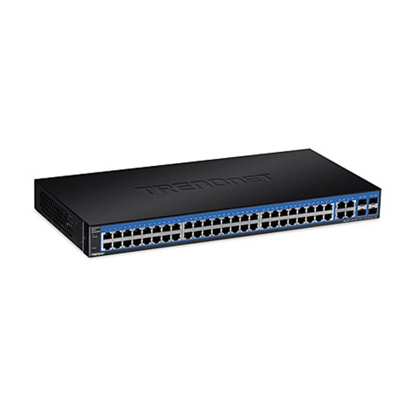 Managed Switch: Trendnet TEG-524WS, 52xGigabit ports, 4 x shared Gigabit ports, Web Smart Switch