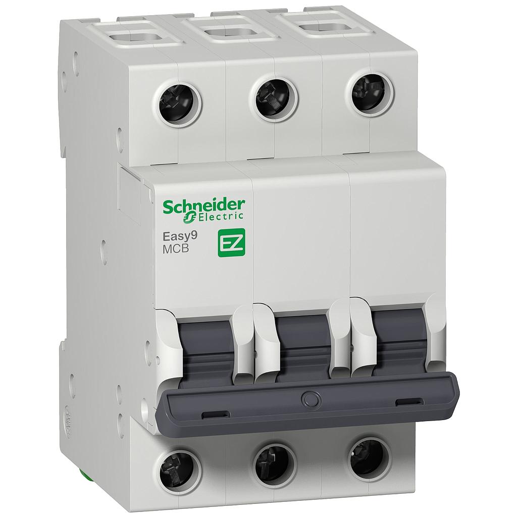 Circuit breaker: Schneider Miniature circuit breaker, Easy9, 3P, 4500 A