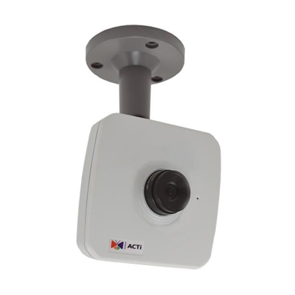 IP Camera: ACTi E13A, 5MP, 2.8mm, Basic WDR, Audio I/O, PoE, Indoor Cube Camera