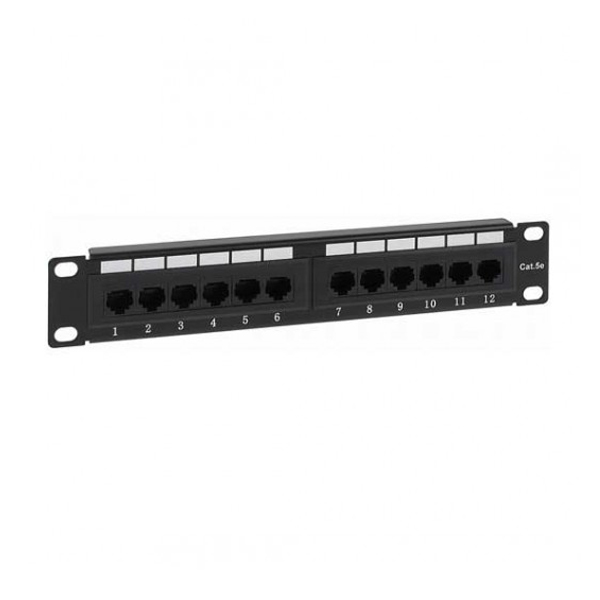 Patch Panel: APCE 19" 1U, 12 ports Wall Mount