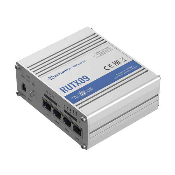 Teltonika RUTX09 LTE Cat6 Industrial Cellular Router