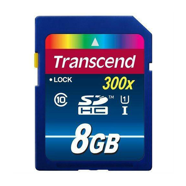 Memory Card: Transcend SDHC, Class10 UHS-I 300X Memory Card