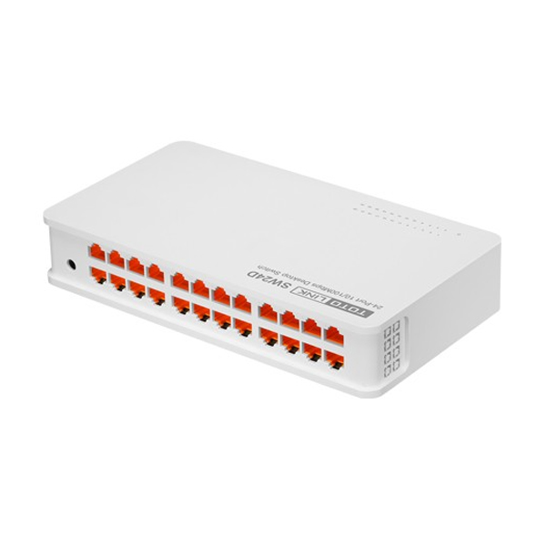 Switch: Totolink SW24D, 24x10/100, Unmanaged Switch, Desktop