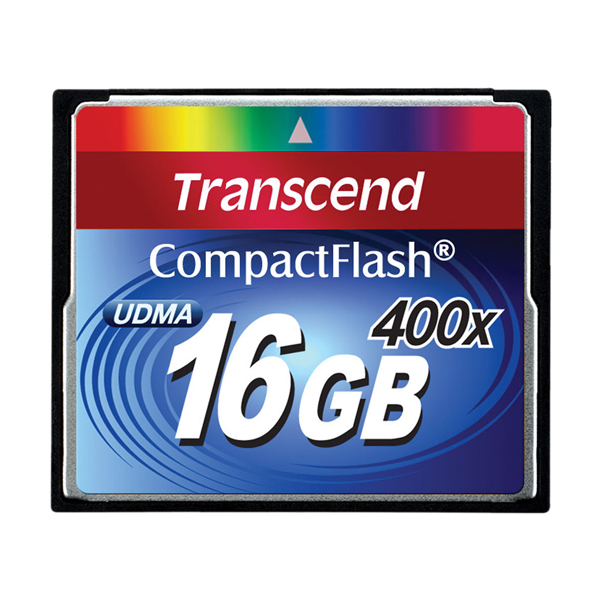 Memory Card: Transcend Compact Flash, 400x Type I